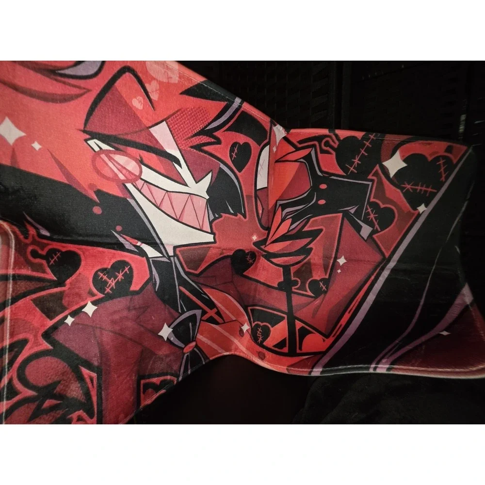 Alastor FLOOR Mat Desk Rug Matches Hazbin Hotel Pin-Up‎ Alastor Valentine's 2024
